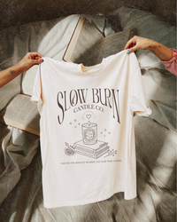 Slow Burn Candle Co Bookish Graphic Tee