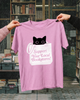 Support Your Local Bookstores Black Cat Graphic Tee