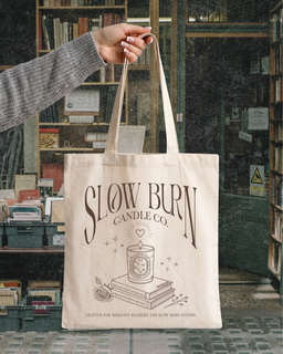 Slow Burn Candle Co Bookish Tote Bag