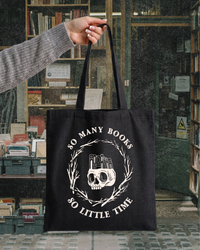 So Many Books So Little Time Tote Bag