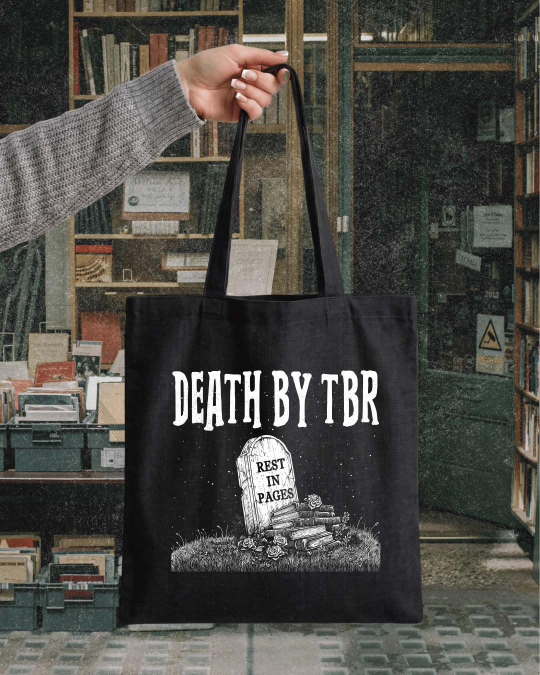 Death By TBR Tote Bag