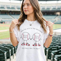 Take Me Out To The Ballgame Baseball Graphic Tee