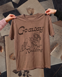 Go Away I'm Reading Bookish Graphic Tee