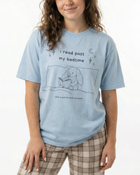 I Read Past My Bed Time Bookish Graphic Tee