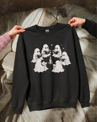 Ghost Book Club Halloween Sweatshirt