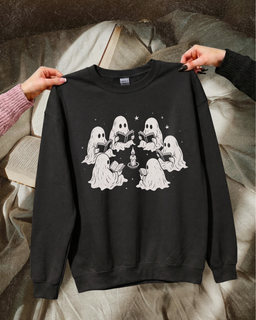Ghost Book Club Halloween Sweatshirt