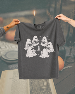 Ghost Book Club Halloween Graphic Tee