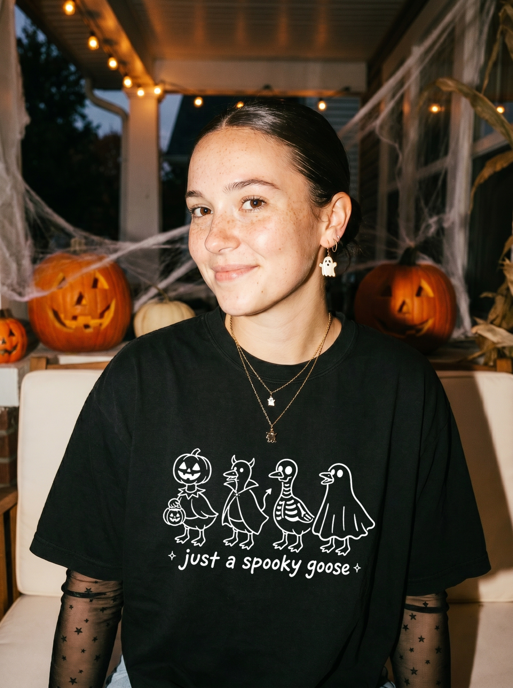 Just a Spooky Goose Tee