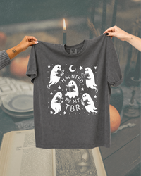 Haunted By My TBR Halloween Graphic Tee
