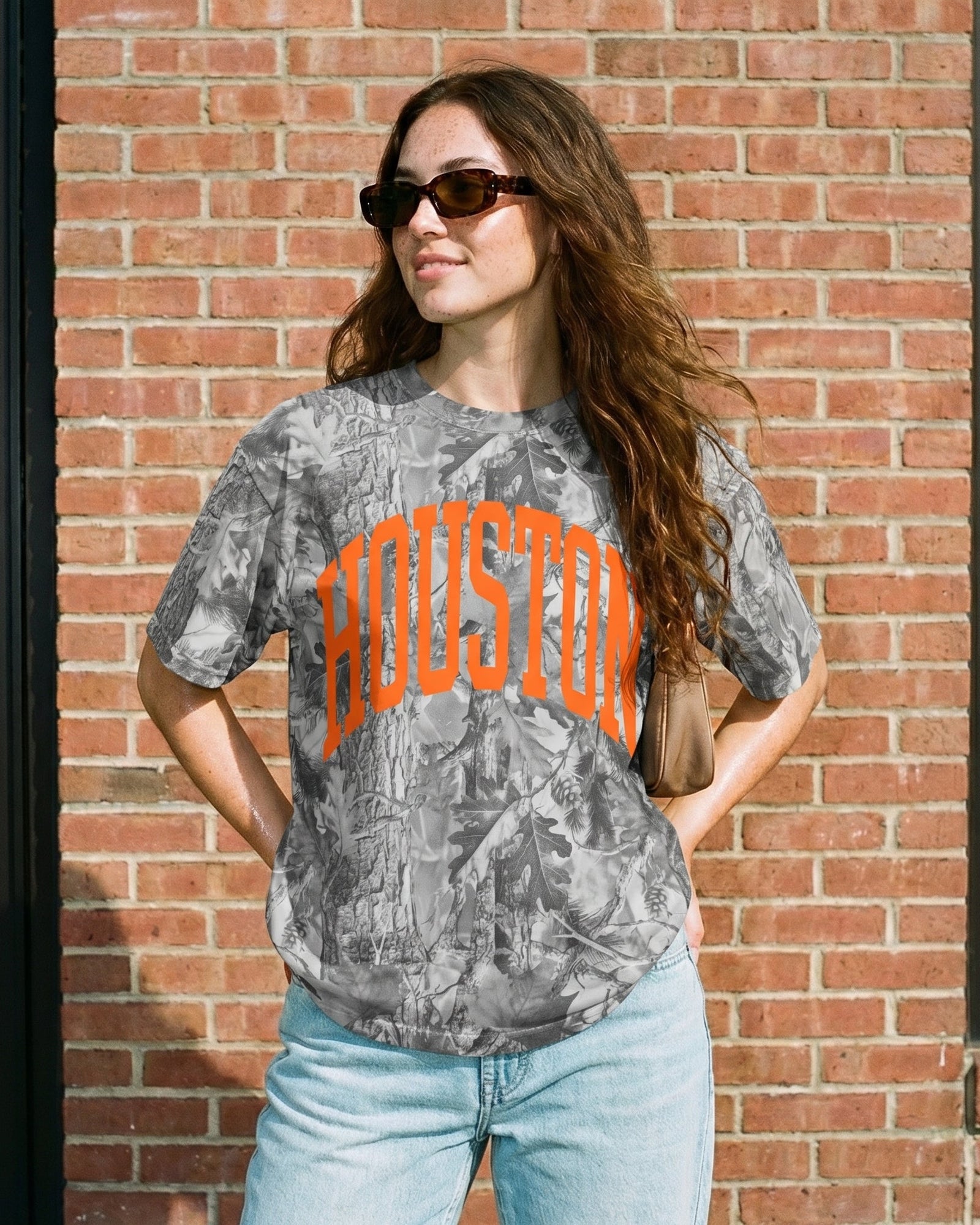 Houston Texas Camo Graphic Tee