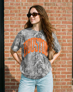 Houston Texas Camo Graphic Tee
