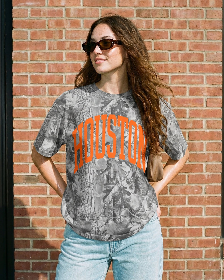Houston Texas Camo Graphic Tee