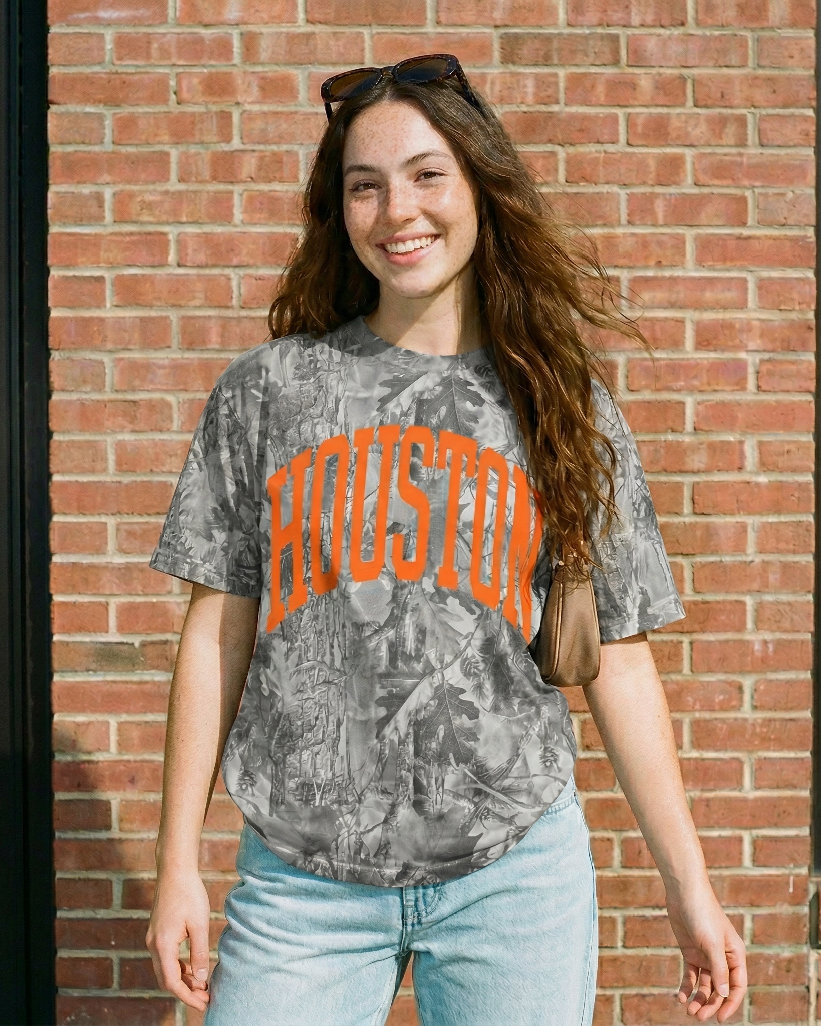 Houston Texas Camo Graphic Tee