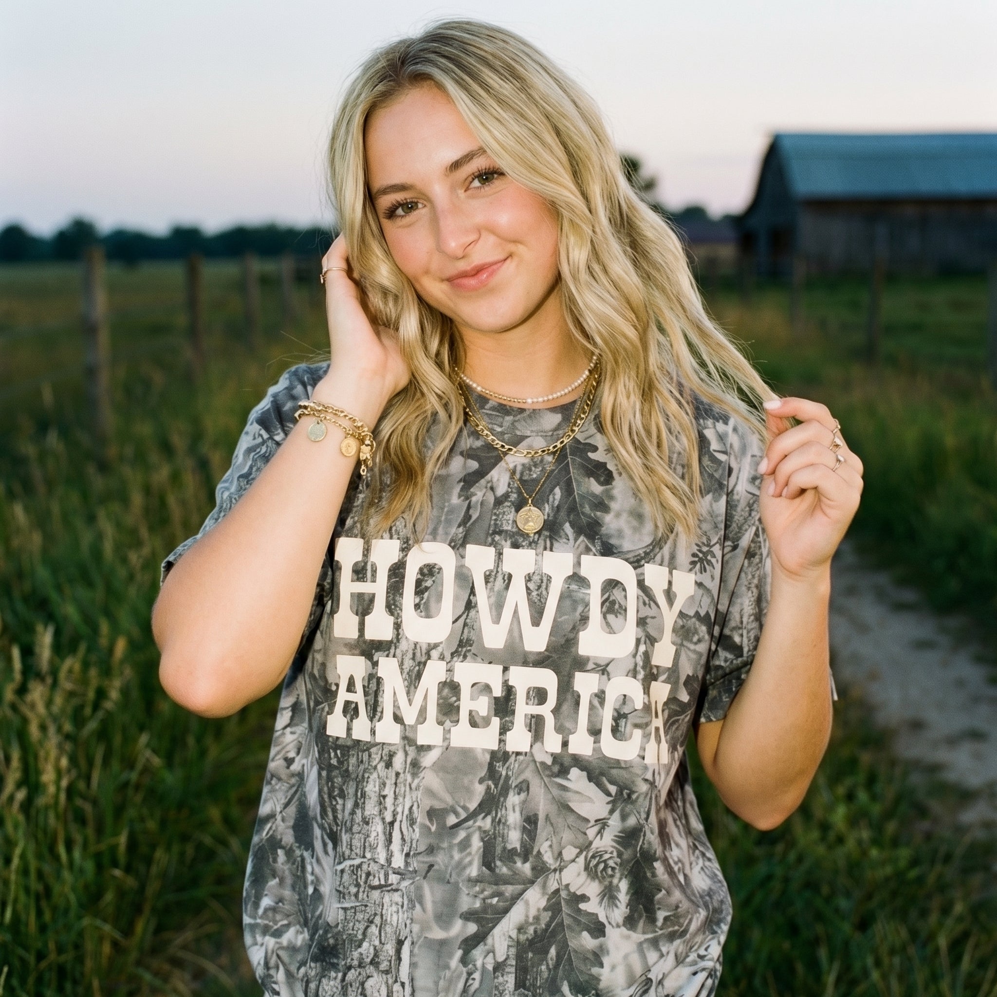 Howdy America USA Graphic Tee