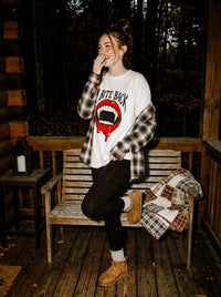 I Bite Back Vampire Lips Tee