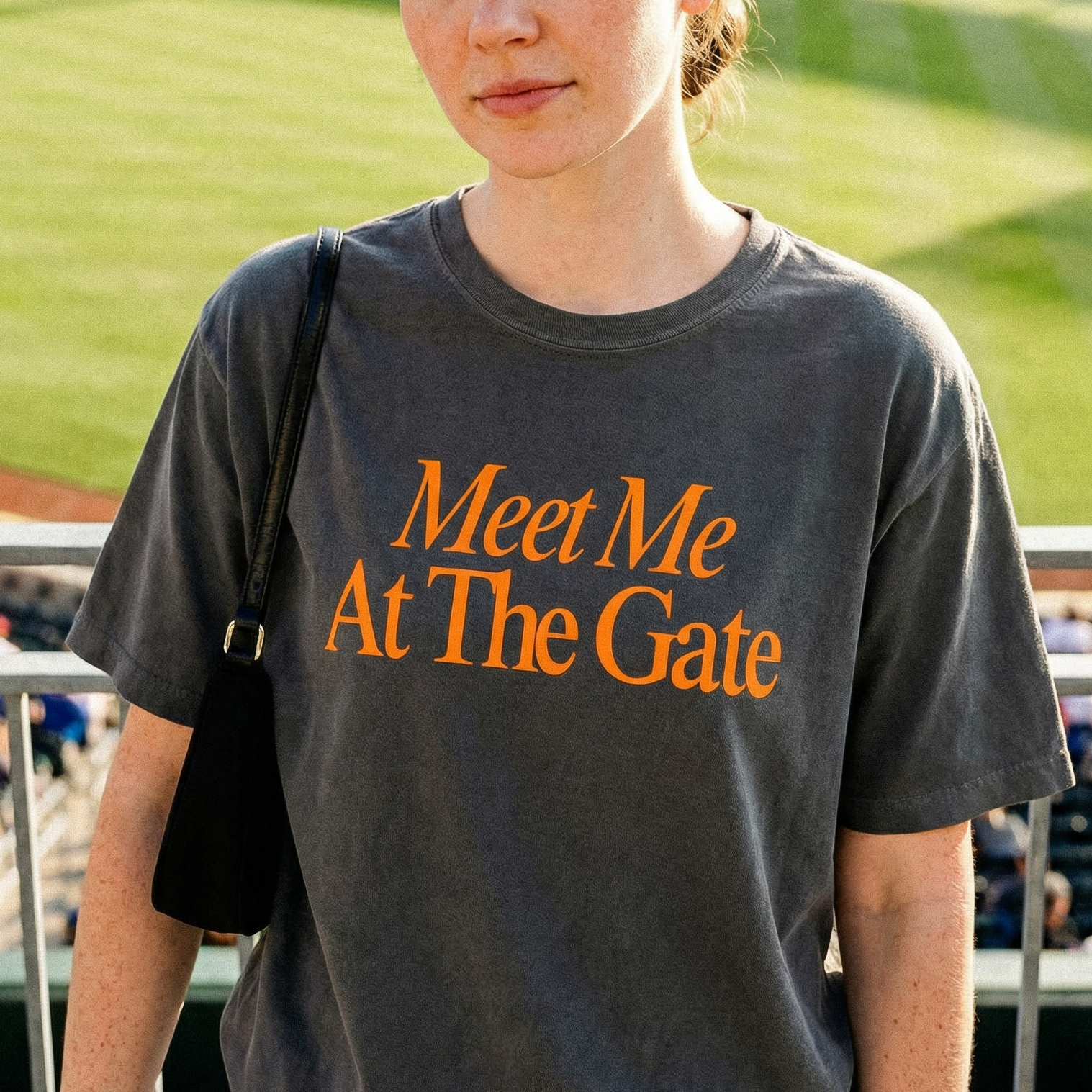 Text Me When You Get To The Ballpark Baseball Graphic Tee