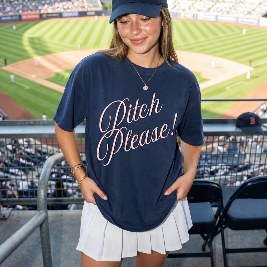 Pitch Please Baseball Graphic Tee