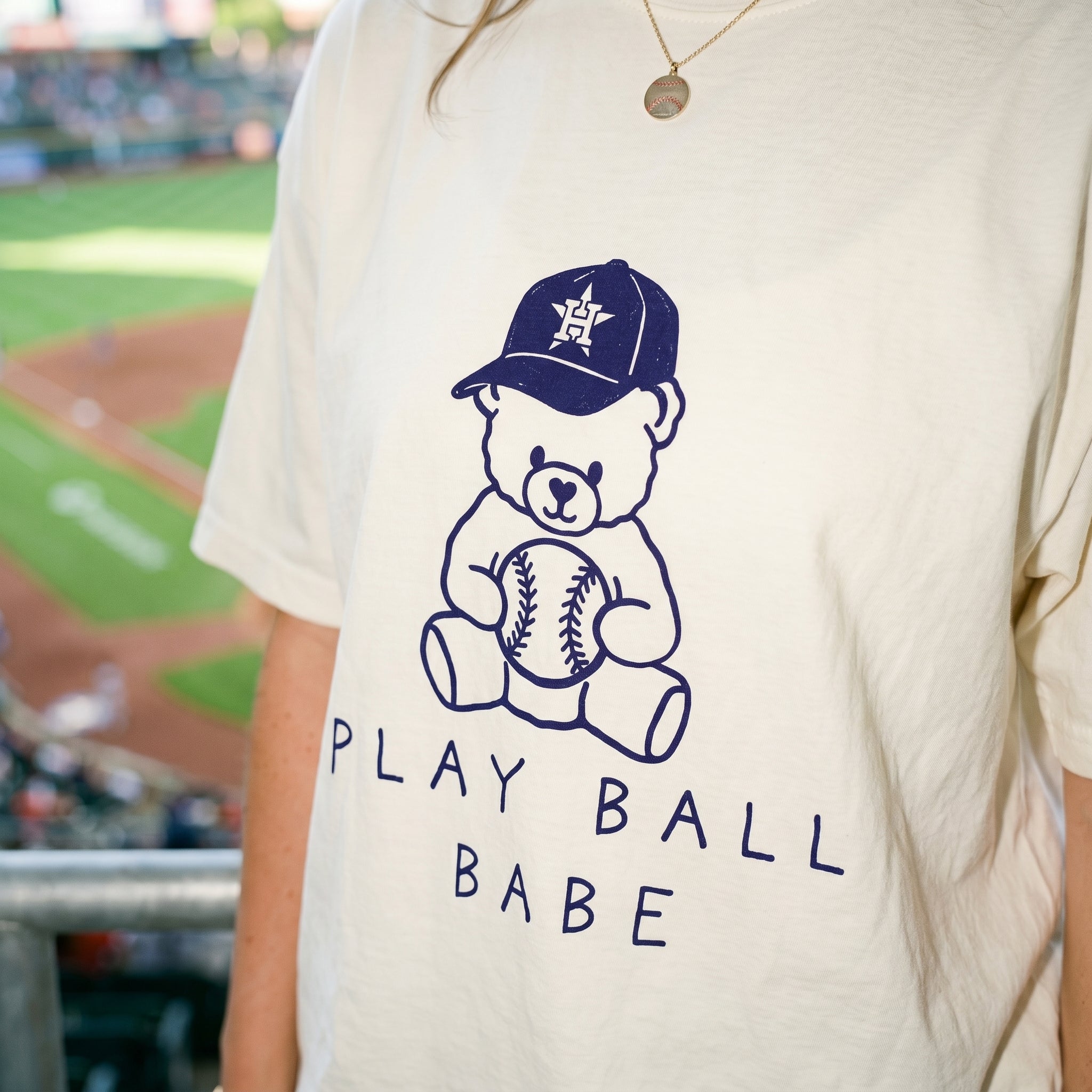 Play Ball Babe Houston Graphic Tee