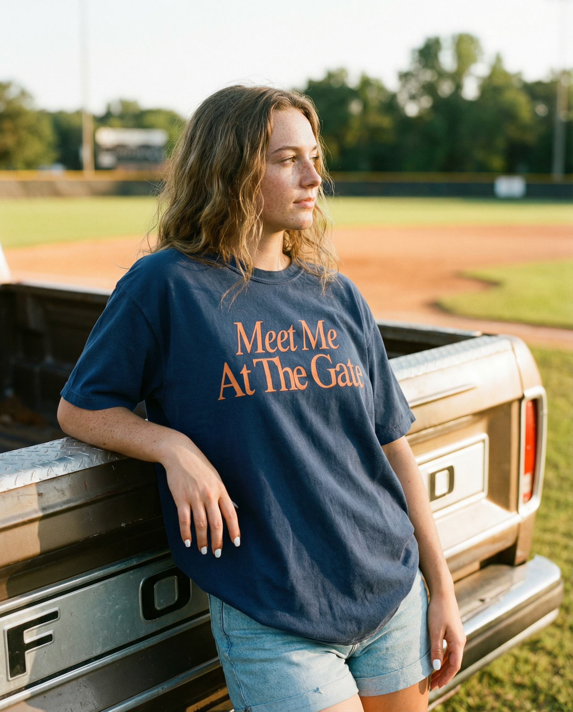 Text Me When You Get To The Ballpark Graphic Tee