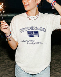 United States of America Vintage Flag Tee