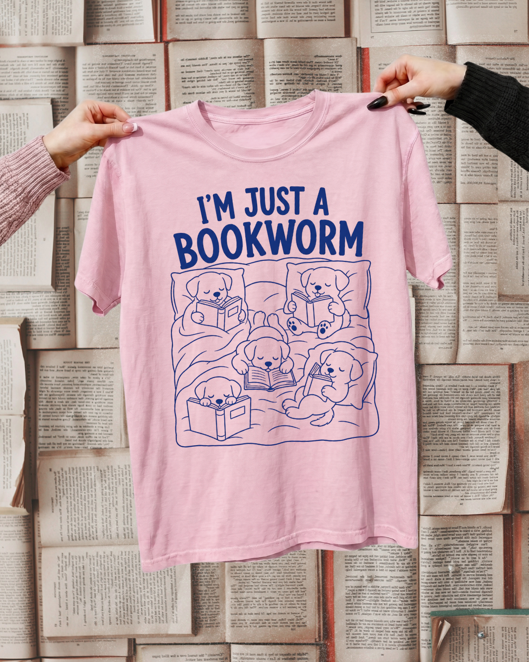 I'm Just a Bookworm Bookish Graphic Tee