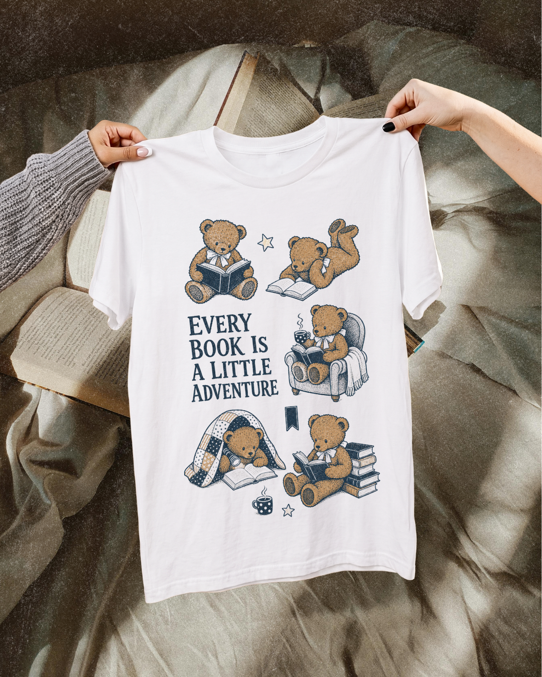Every Book Is a Little Adventure Bookish Graphic Tee