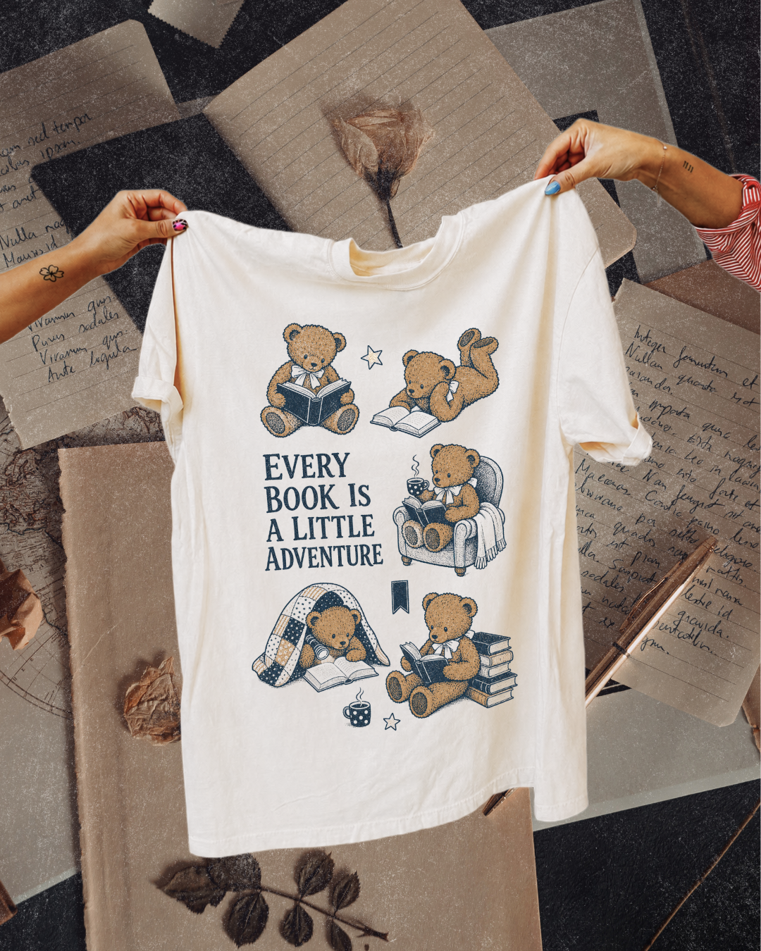 Every Book Is a Little Adventure Bookish Graphic Tee