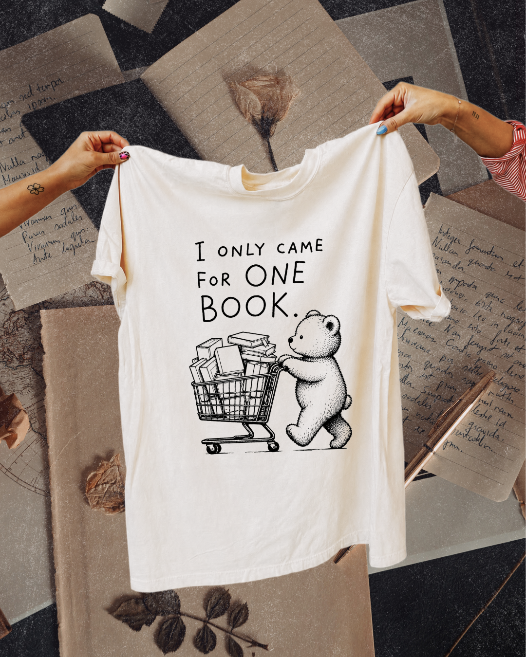 I Only Came for One Book Bookish Graphic Tee