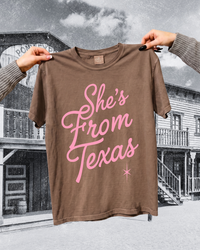 She's From Texas Western Graphic Tee