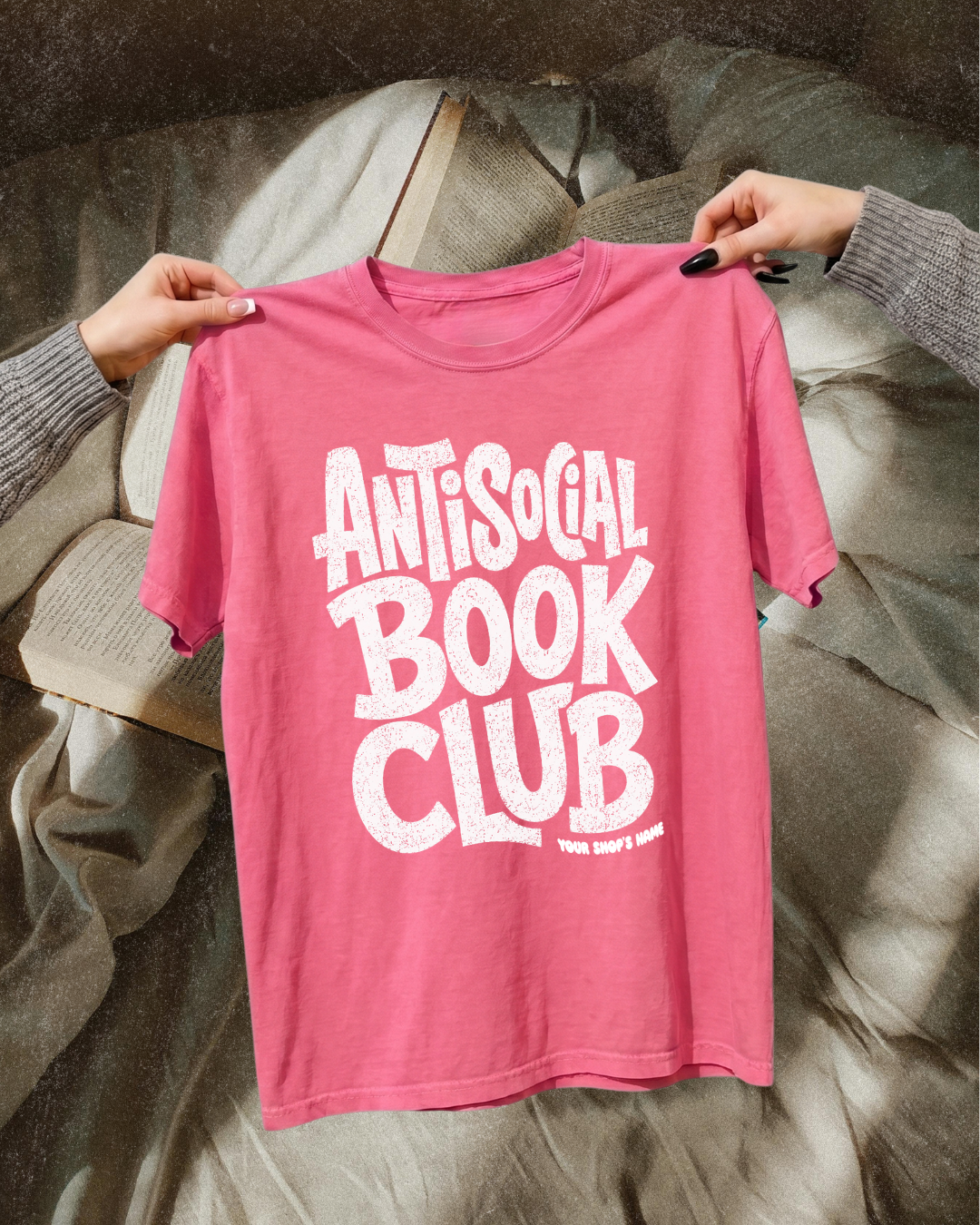 Antisocial Book Club Bookish Graphic Tee